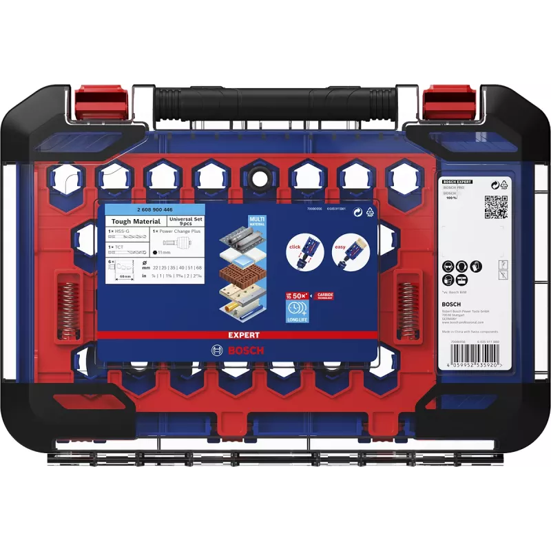 Bosch 2 608 900 448 Expert Tough Material -reikäsahasarja, 14 kpl, 20–76 mm