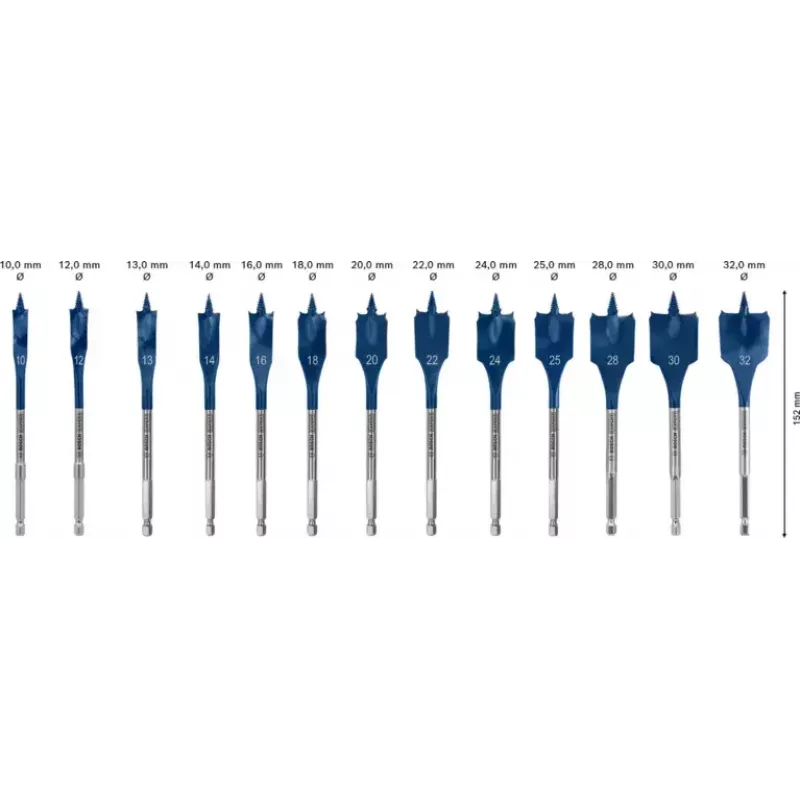 Bosch 2 608 900 336 poranteräsarja tasapora 13 kpl