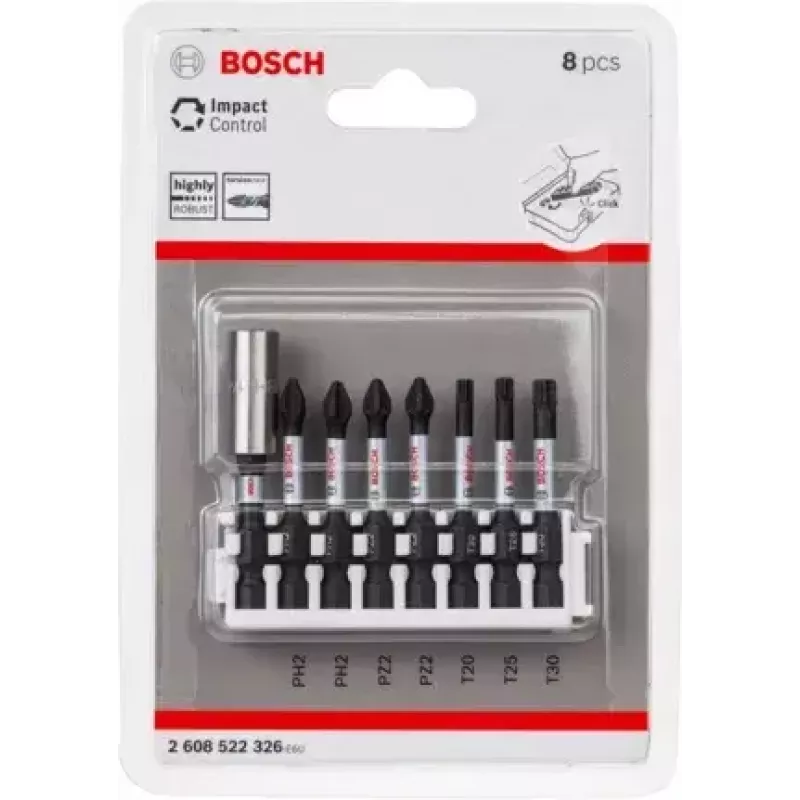 Bosch 2 608 522 326 ruuvausbitti 7 kpl