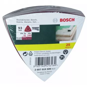 Bosch 2 607 019 500 hiomatarvike 25 kpl