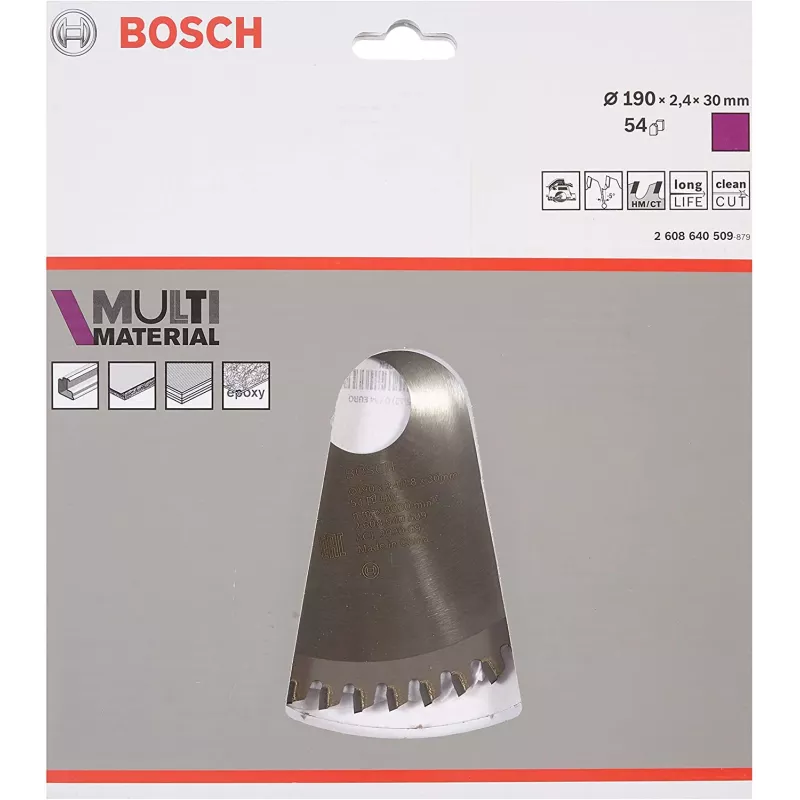 Bosch Optiline Wood -pyörösahanterät, puu, 19 cm, Bosch, 340 g, 1 kpl