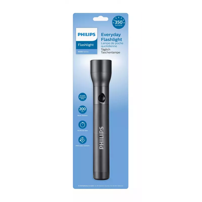 Philips SFL4003T/10 taskulamppu musta painotaskulamppu LED