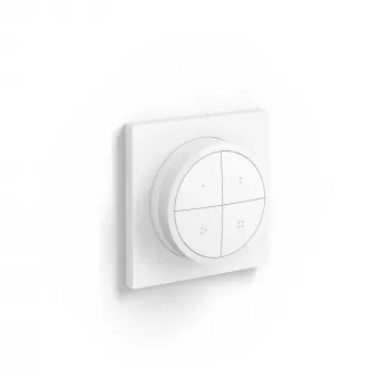 Philips Tap Dial -kytkin, langaton, valkoinen, vapaasti seisova/seinäasennus, IP20, muovi, IP20