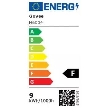 Govee äly-WiFi&BLE-lamppu 800 lm — E27, 9 W, Wi‑Fi/Bluetooth, valkoinen