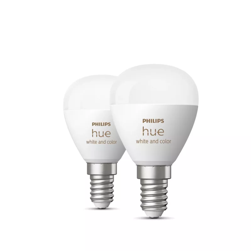 Philips Hue White and Color Ambience Lustre – E14 älylamppu – (2 kpl:n pakkaus)