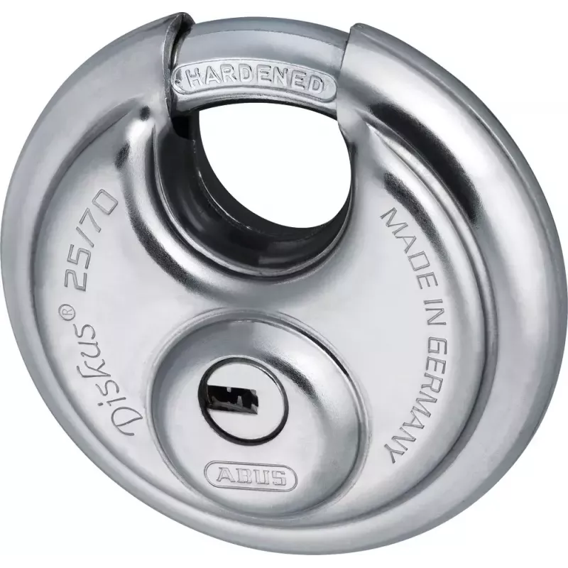 Discus-riippulukko ABUS 25/70 kd avainlukko 5 avainta 7 cm