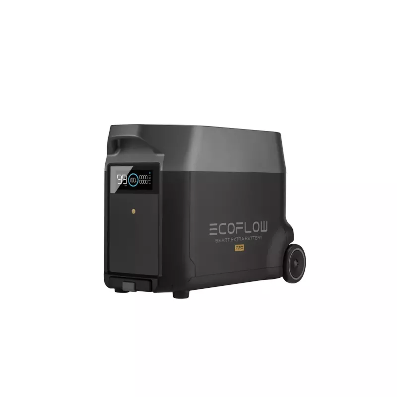 Akku 3600 Wh EcoFlow DELTA Pro — 39 kg, 635×285×416 mm, musta