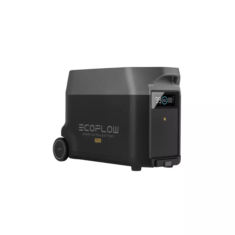 Akku 3600 Wh EcoFlow DELTA Pro — 39 kg, 635×285×416 mm, musta