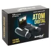 Levenhuk Atom DB20 -kiikari 20-kertaisella suurennoksella ja sisäänrakennetulla 2-MP-kameralla, LCD-näyttö