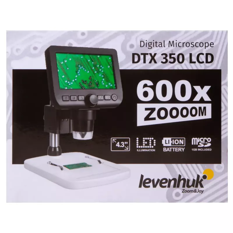 Digitaalimikroskooppi Levenhuk DTX 350 LCD 600-kertainen suurennus