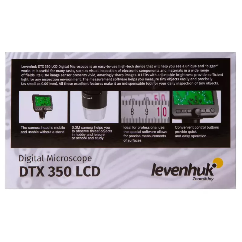 Digitaalimikroskooppi Levenhuk DTX 350 LCD 600-kertainen suurennus