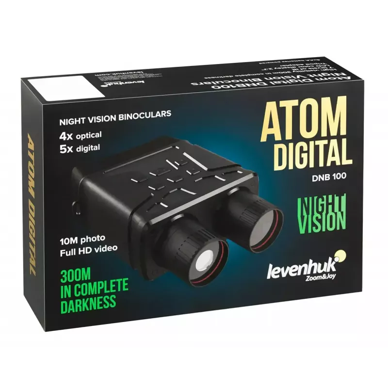 Digitaalinen pimeänäkökiikari Levenhuk Atom DNB100, kantama jopa 100 m