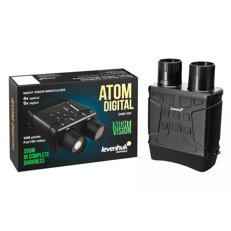 Digitaalinen pimeänäkökiikari Levenhuk Atom DNB100, kantama jopa 100 m