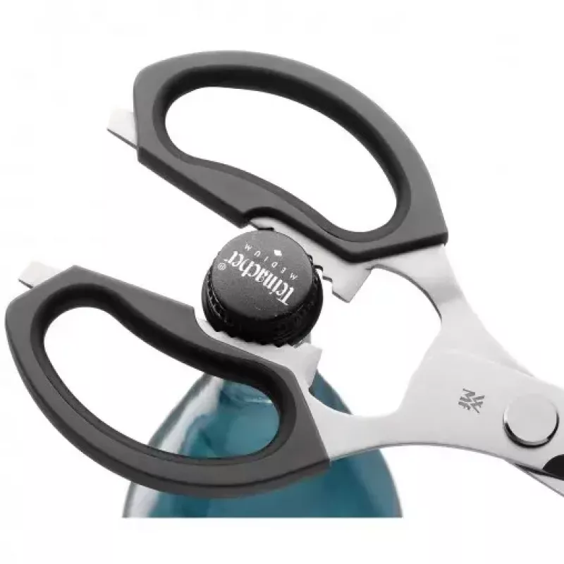 WMF 18.8246.9990 yleiskeittiösakset, ruostumaton teräs/muovi, 22 cm, mustat