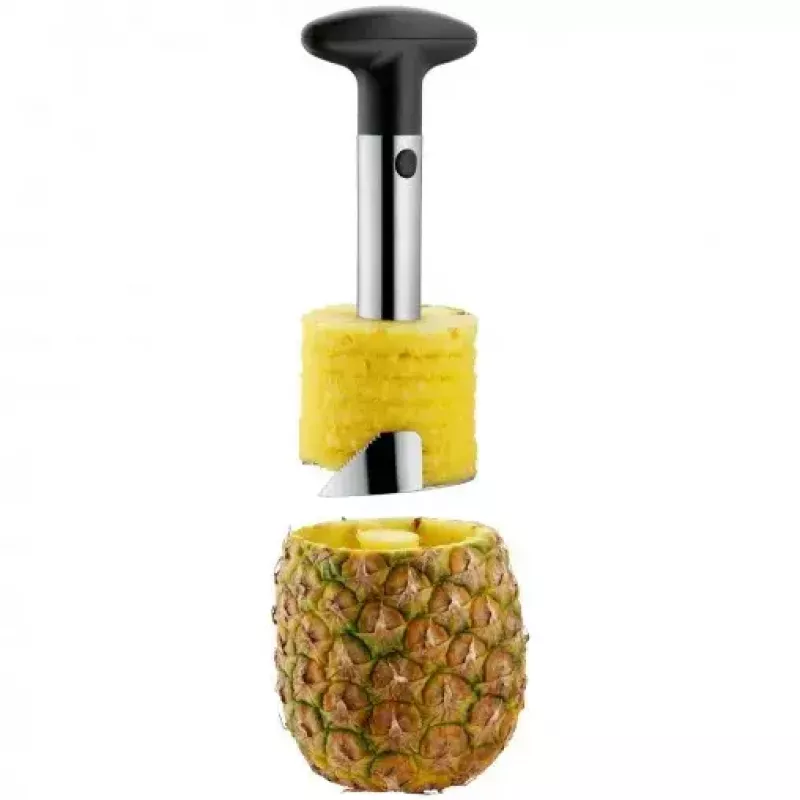 WMF Gourmet 18.7367.6030 ananaksenleikkuri, 8 cm, ruostumaton teräs, musta