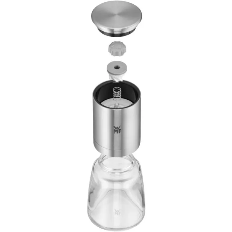 WMF De Luxe 14 cm suola- ja pippurimylly ruostumaton teräs keraamisella myllykoneistolla