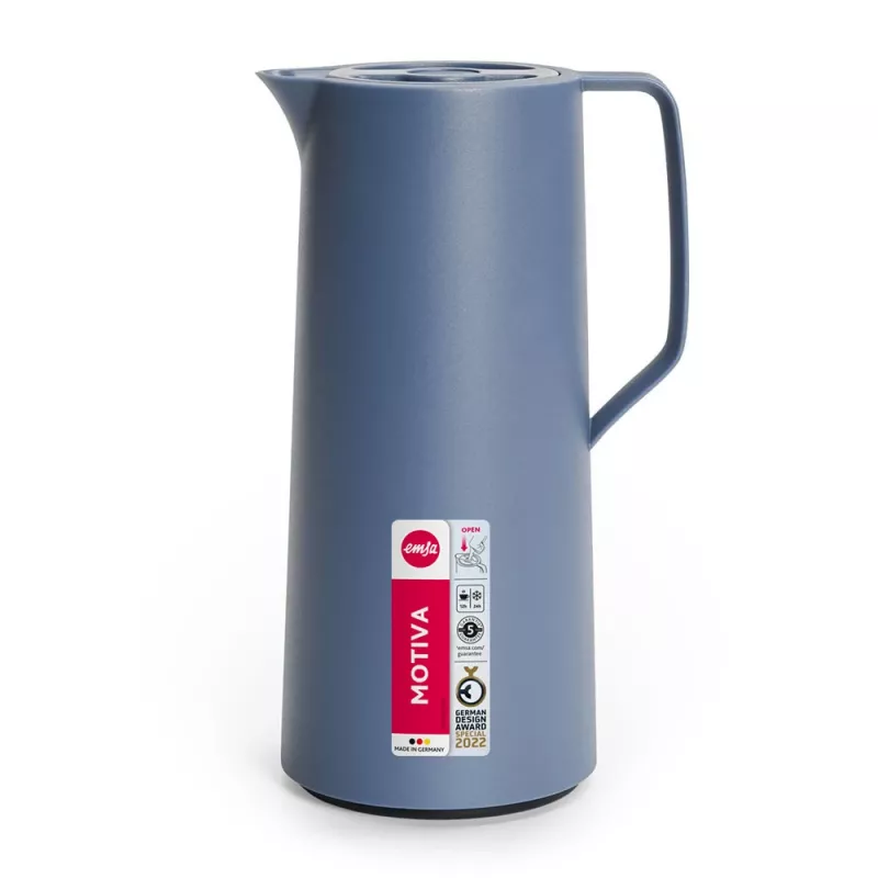 EMSA Motiva yksittäinen teekannu 1000 ml sininen