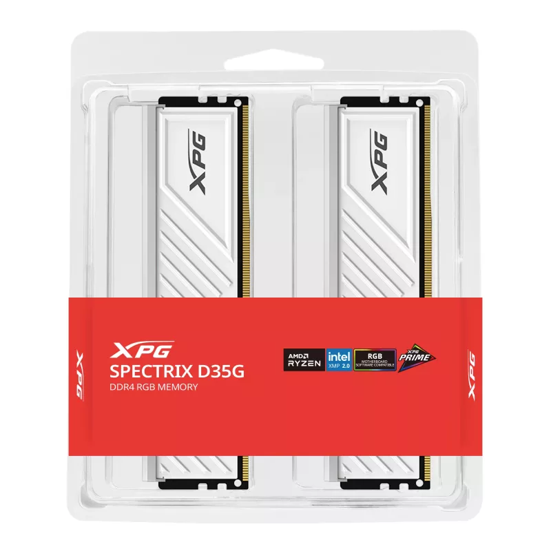 16 GB ADATA DIMM 3600 (2x 8 GB) Dual-Kit (valk, AX4U36008G18I-DTWHD35G, XPG Spectrix D35G, INTEL XMP)