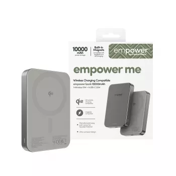 Varavirtalähde PanzerGlass empower by empower Bank 10000mAh Titanium