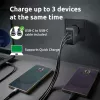 Virtalähde Intenso W100ACC+C520C 100W pikalaturi GaN musta