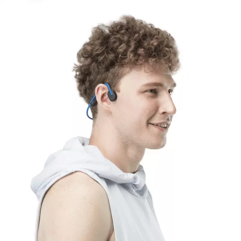SHOKZ OpenMove kuulokkeet johdottomat korvakoukku puhelut/musiikki USB Type-C Bluetooth sininen