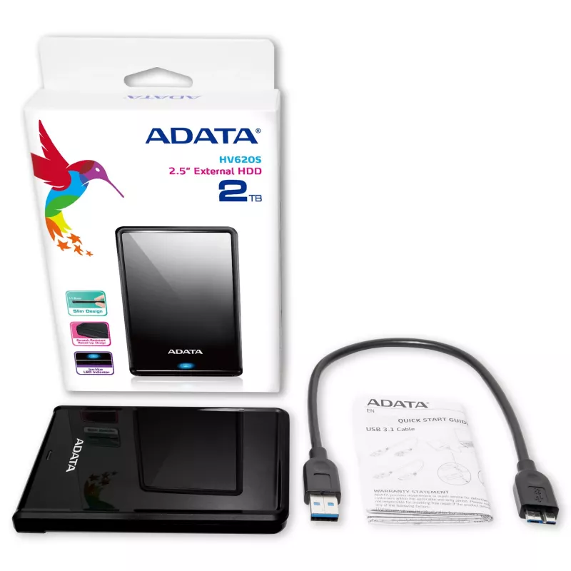 ADATA HV620S ulkoinen kiintolevy 4 TB 2,5