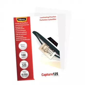 Fellowes Glossy 125 Micron Card laminointitasku - 65x95mm