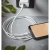 Intenso A315C 7901102 USB-A – USB-C -kaapeli, USB 2.0, 3 A, PD enintään 60 W, nailon, 1,5 m, valkoinen