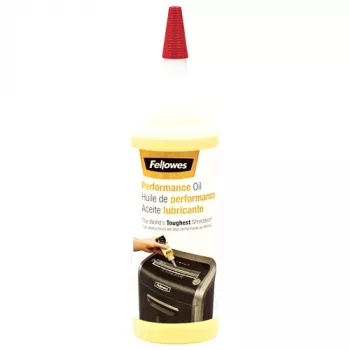 Fellowes Powershred pullon voiteluöljy (120 ml), voiteluöljy, keltainen, 0,12 L, 44,5 mm, 44,5 mm, 161,9 mm