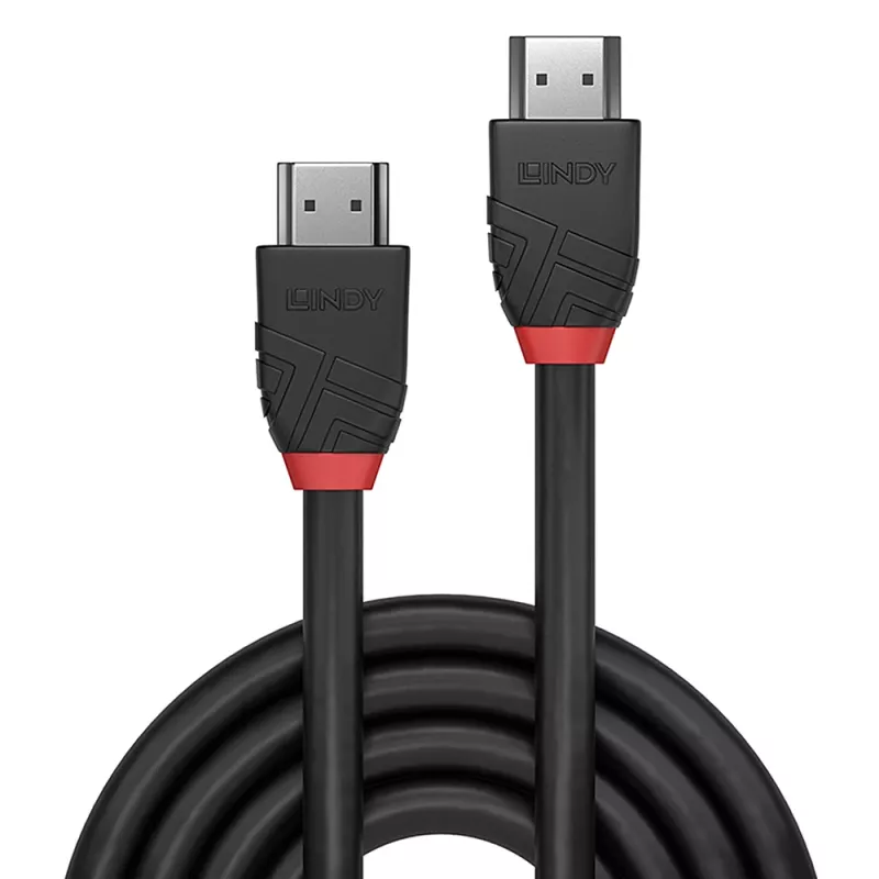 Lindy 2 m High Speed HDMI kaapeli, Black Line