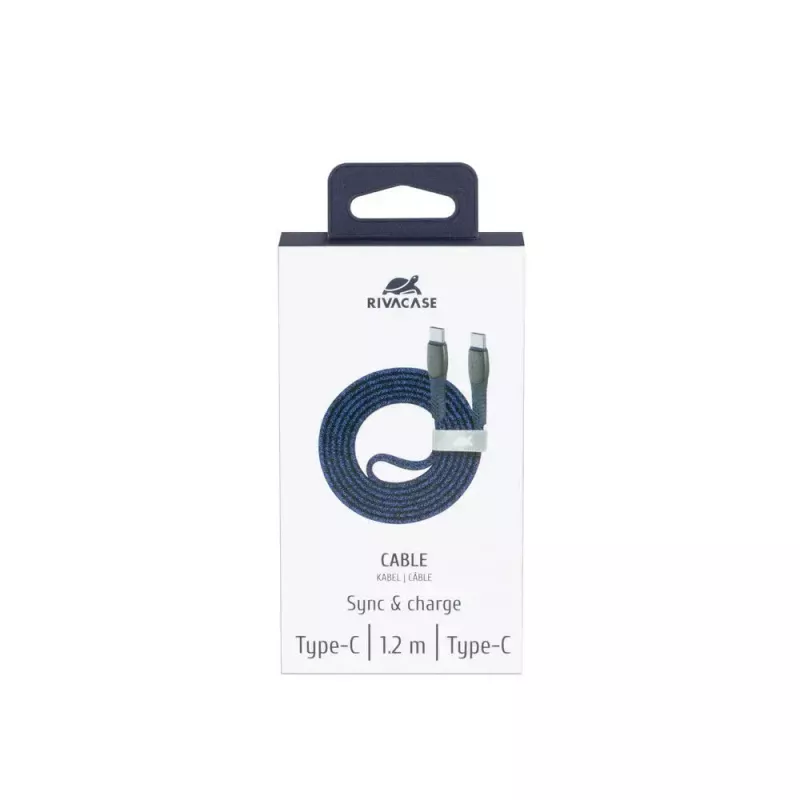 USB-kaapeli Rivacase PS6105 BL12 USB 2.0 1,2 m USB-C sininen