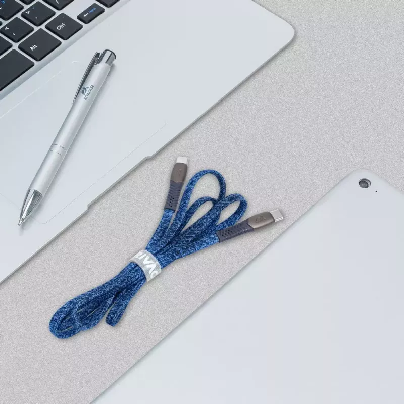 USB-kaapeli Rivacase PS6105 BL12 USB 2.0 1,2 m USB-C sininen