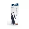 Kannettavan telakka Gembird UHB-U3P4-03 USB 3.2 Gen 1 Type-A, 5 Gbit/s, musta