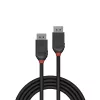 Lindy 0,5m DisplayPort 1.2 -kaapeli, Black Line