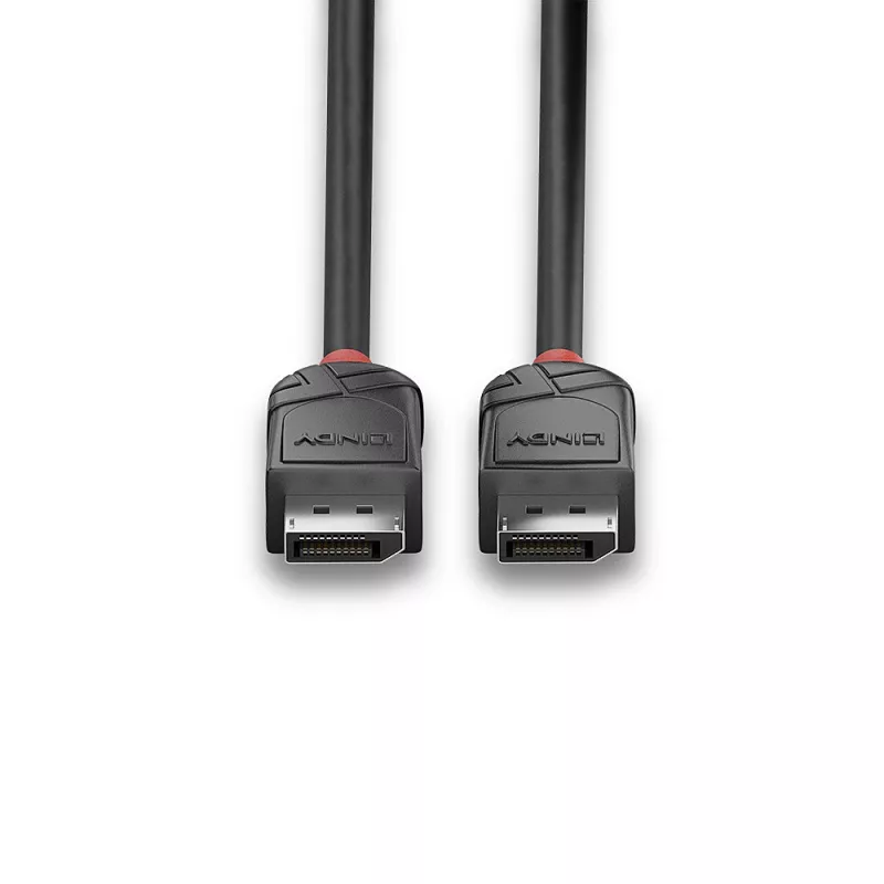 Lindy 0,5m DisplayPort 1.2 -kaapeli, Black Line