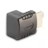 Lindy HDMI-pistorasia - HDMI-pistoke 90° kulmasovitin - alaspäin