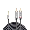 Lindy 0,5 m 3,5 mm:n liitäntä RCA-audiokaapeliin, Cromo Line