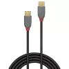 USB 2.0 Type-C–Type-C-kaapeli Lindy 36871 1 m Anthra Line