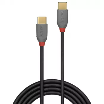 USB 2.0 Type-C–Type-C-kaapeli Lindy 36871 1 m Anthra Line