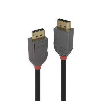 Lindy 1 m DisplayPort 1.4 -kaapeli, Anthra Line, 1 m, DisplayPort, DisplayPort, uros, uros, 7680 x 4320 pikseliä