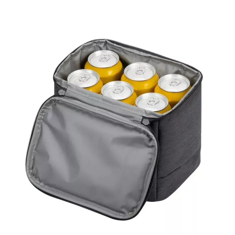 Lounaslaukku RESTO 5503 — 6 L tilavuus, harmaa, PEVA & polyesteri, kompakti 190×150 mm