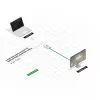 Lindy 0,20 m Mini DisplayPort - DisplayPort -sovitinkaapeli, 0,15 m, Mini DisplayPort, DisplayPort, uros, naaras, valkoinen