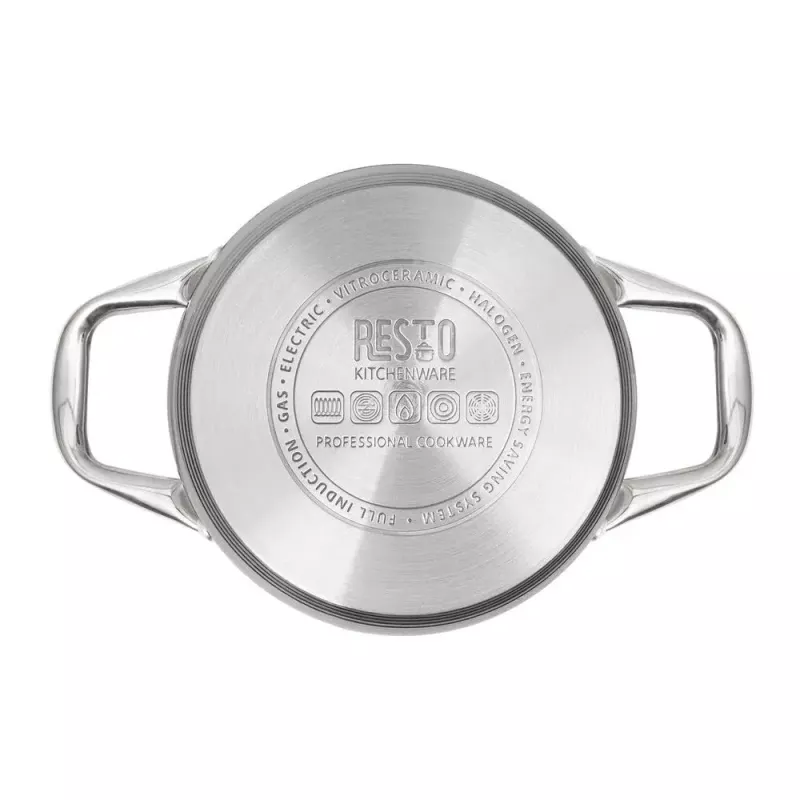 Resto Kitchenware Rigel 1,9 l pyöreä ruostumattomasta teräksestä valmistettu kasari