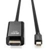 Lindy 2 m Mini DisplayPort - HDMI 10.2G -kaapeli