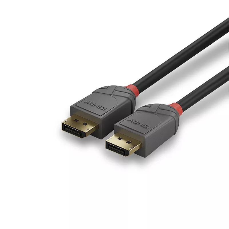 Lindy 3 m DisplayPort 1.4 -kaapeli, Anthra Line