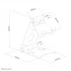 Neomounts DS10-150SL1 puhelinteline 4,7 tuumaan asti - taitettava - universaali