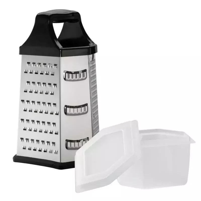 Laatikkoraastin Resto Kitchenware 95413 musta ruostumaton teräs