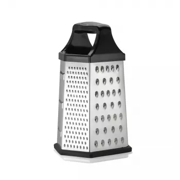 Laatikkoraastin Resto Kitchenware 95413 musta ruostumaton teräs
