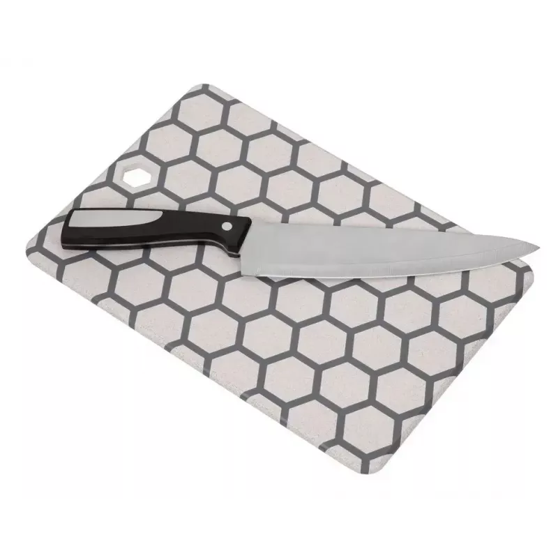 Leikkuulauta Resto Kitchenware 95403 suorakaiteen muotoinen muovi harmaa valkoinen