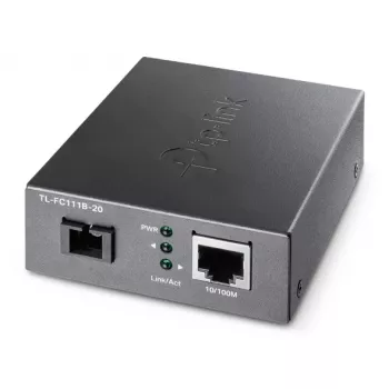 TP-Link 10/100 Mbit/s RJ45 - 100 Mbit/s yksimuotokuitu SC WDM kaksisuuntainen mediakonvertteri